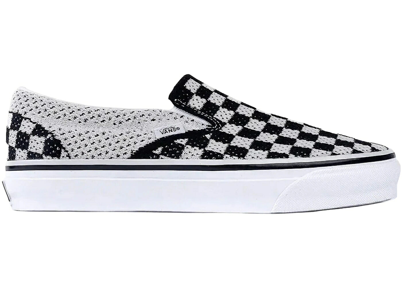ヴァンズ バンズ 古典派音楽 スリッポン 黒いこと 黒いこと スニーカー メンズ VANS LX CLASSIC SLIP-ON 98 EK CHECKERBOARD BLACK MARSHMALLOW / BLACK MARSHMALLOW