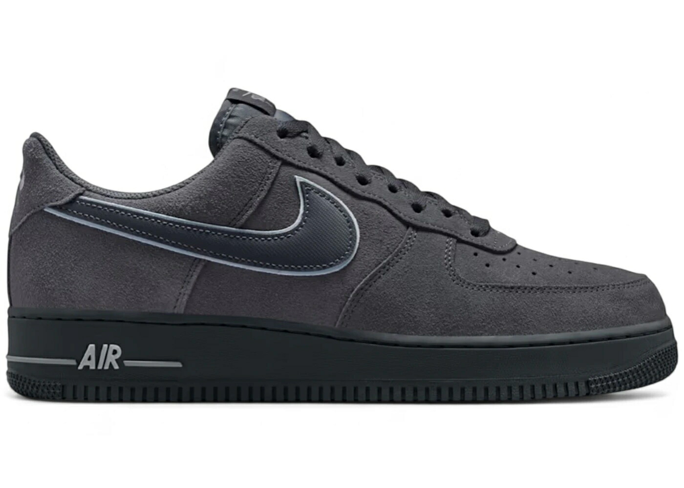 ナイキ 冷やりとした 薄墨色 薄墨色 空軍 \u002707 スニーカー メンズ NIKE AIR FORCE 1 LOW LV8 ANTHRACITE COOL GREY / ANTHRACITE COOL GREY WOLF GREY
