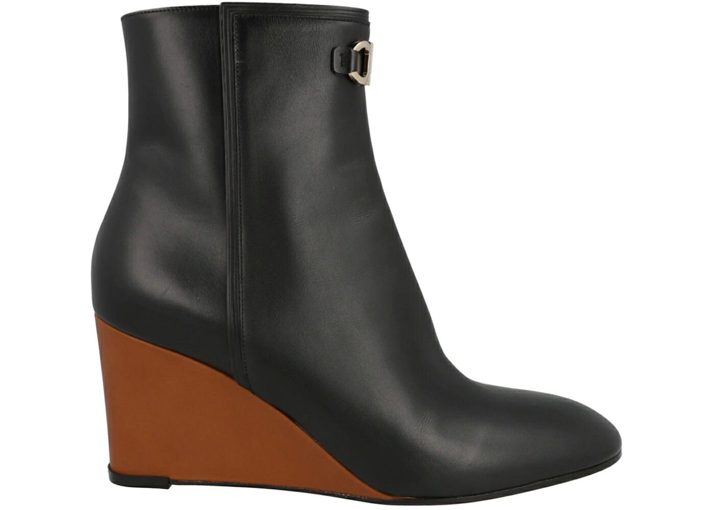 なめし革 黒いこと 黒いこと WOMEN\u0027S スニーカー レディース FERRAGAMO CATUJA LEATHER BOOTIES BLACK (WOMEN\u0027S) /