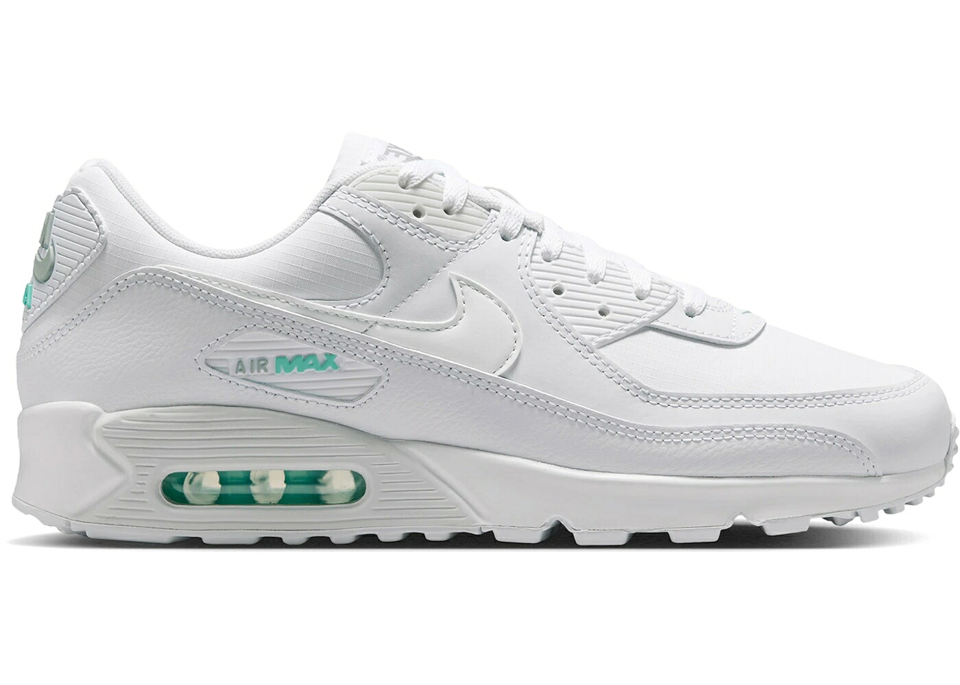 ナイキ マックス 白いこと 白いこと エア湖マックス スニーカー メンズ NIKE AIR MAX 90 WHITE HYPER TURQUOISE / WHITE HYPER TURQUOISE PHOTON