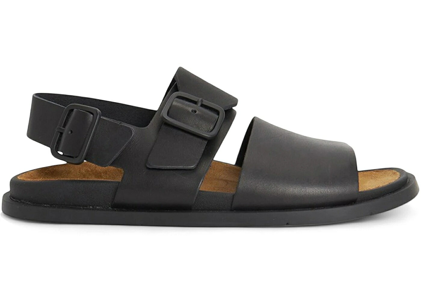 カンペール サンダル 黒いこと 黒いこと なめし革 スニーカー メンズ CAMPER LLUC SANDALS BLACK LEATHER /