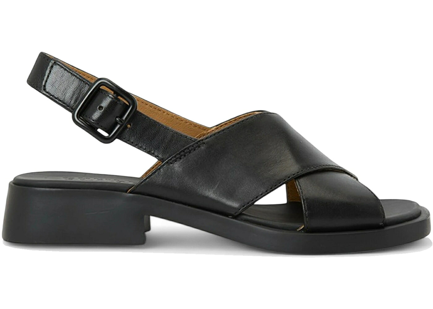 カンペール なめし革 サンダル 黒いこと 黒いこと WOMEN\u0027S スニーカー レディース CAMPER DANA LEATHER SANDALS BLACK (WOMEN\u0027S) /