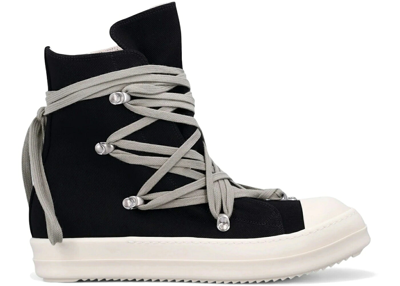 リックオウエンス テンプル 黒色 ブラック WOMEN'S スニーカー レディース RICK OWENS RICK OWENS DRKSHDW TEMPLE MEGALACE SNEAKS BLACK MILK (WOMEN'S) / BLACK MILK MILK|スニケス