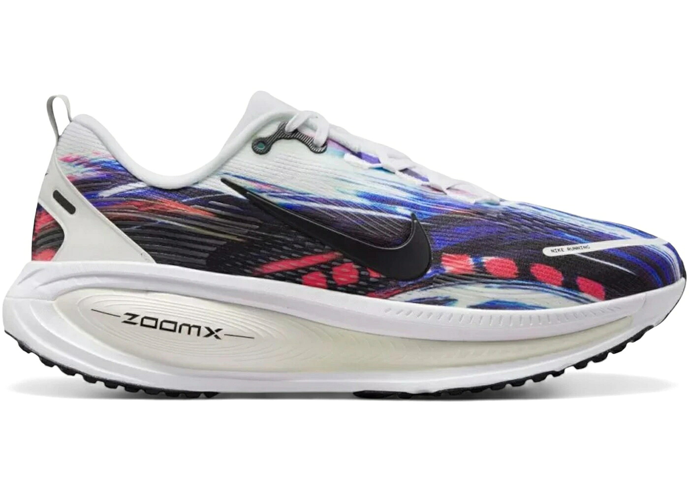 ナイキ 白いこと 白いこと 黒いこと 黒いこと スニーカー メンズ NIKE VOMERO 18 SE LIGHT TRAILS / MULTI COLOR WHITE SAIL BLACK