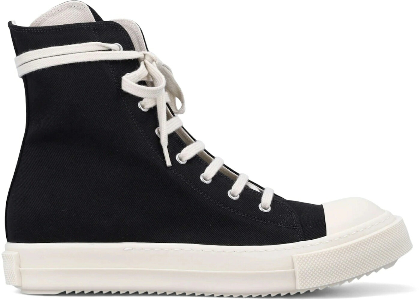 リックオウエンス ジーンズ 黒いこと 黒いこと スニーカー メンズ RICK OWENS RICK OWENS DRKSHDW SCARPE DENIM SNEAKS BLACK MILK OVERDYED / BLACK MILK MILK
