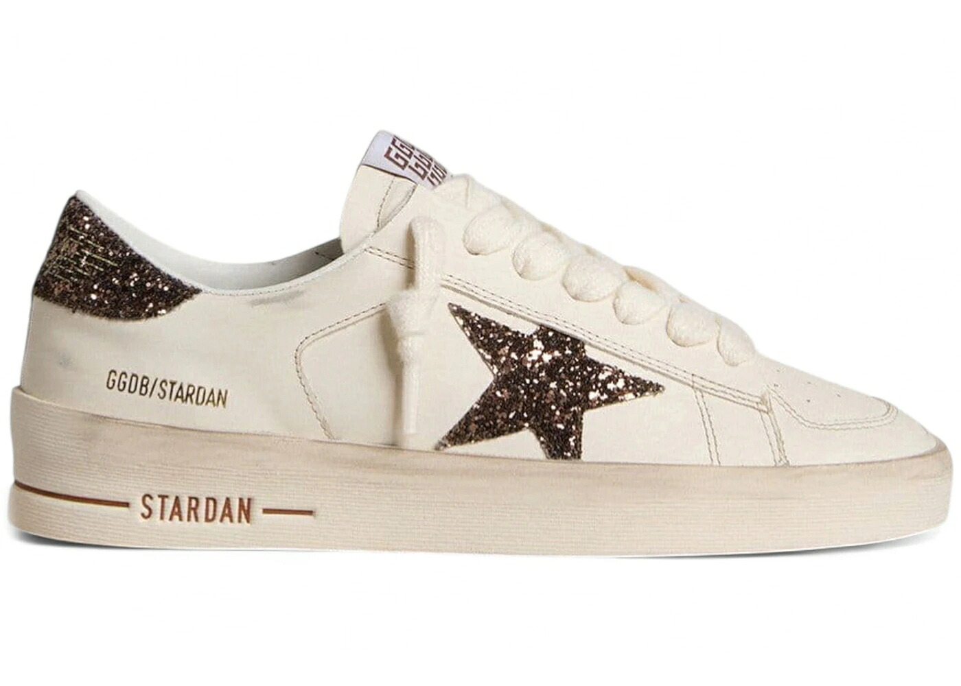 ゴールデングース 白いこと 白いこと 赤銅色 赤銅色 WOMEN\u0027S スニーカー レディース GOLDEN GOOSE GOLDEN GOOSE STARDAN WHITE BROWN GLITTER STAR (WOMEN\u0027S) /