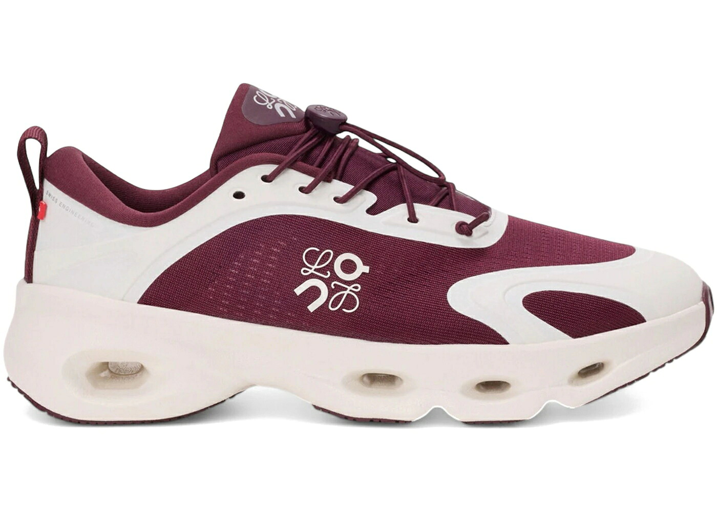オン ワイン色 バーガンディー スニーカー メンズ ON RUNNING CLOUDSOLO LOEWE BURGUNDY EGGSHELL / BURGUNDY EGGSHELL|スニケス