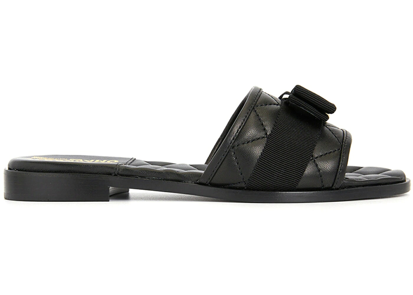 サンダル 黒いこと 黒いこと WOMEN\u0027S スニーカー レディース FERRAGAMO VARA BOW QUILTED SLIDE BLACK (WOMEN\u0027S) /