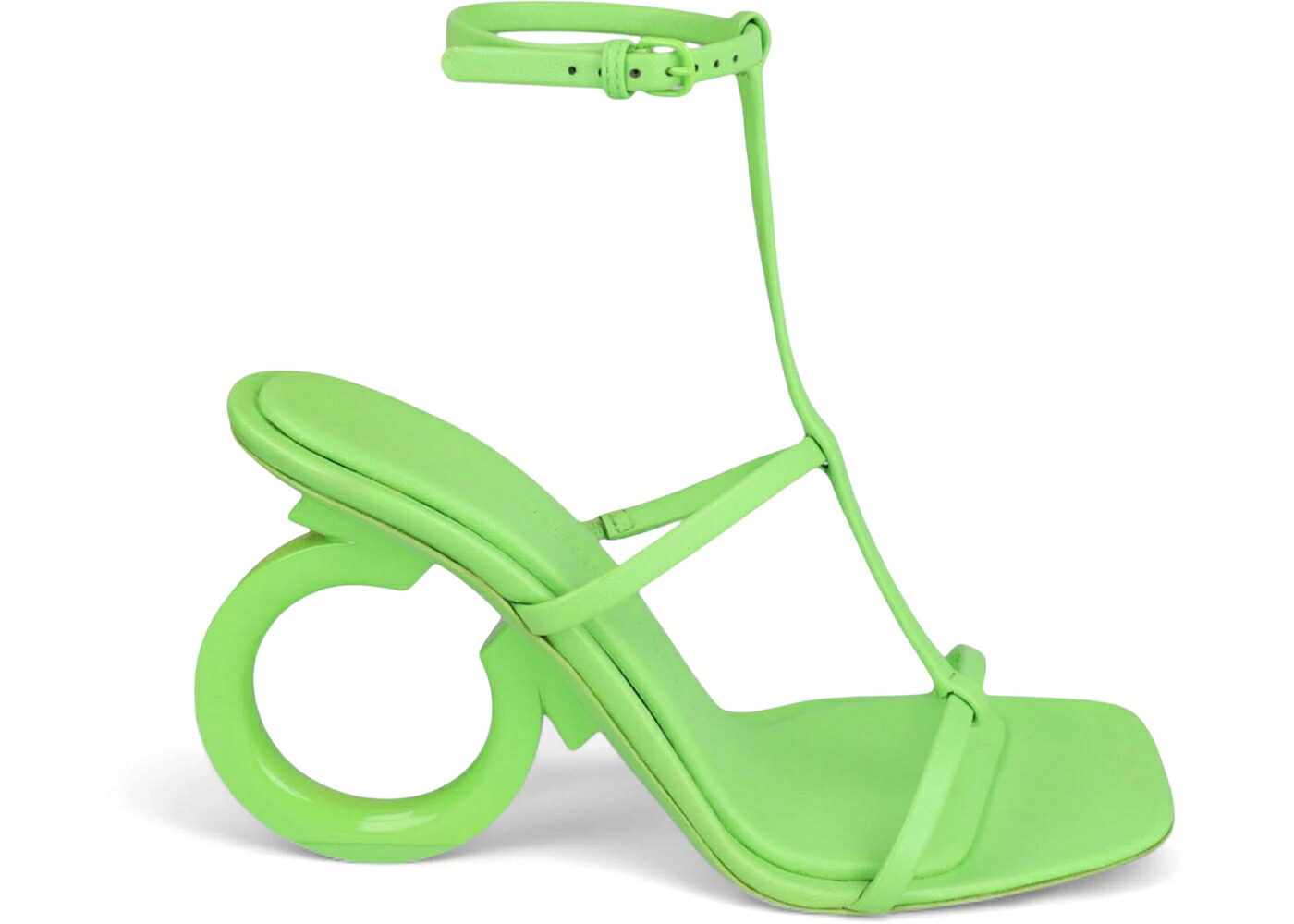 ロゴ 緑 グリーン WOMEN'S スニーカー レディース FERRAGAMO ELINA X5 GANCINI LOGO HEELS GREEN (WOMEN'S) /|スニケス