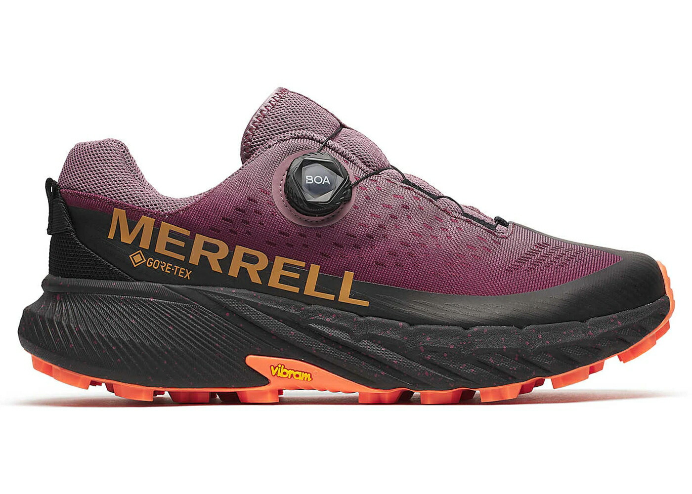 メレル ゴアテックス スニーカー メンズ MERRELL AGILITY PEAK 5 BOA GORE-TEX PALE CHERRY / PALE CHERRY