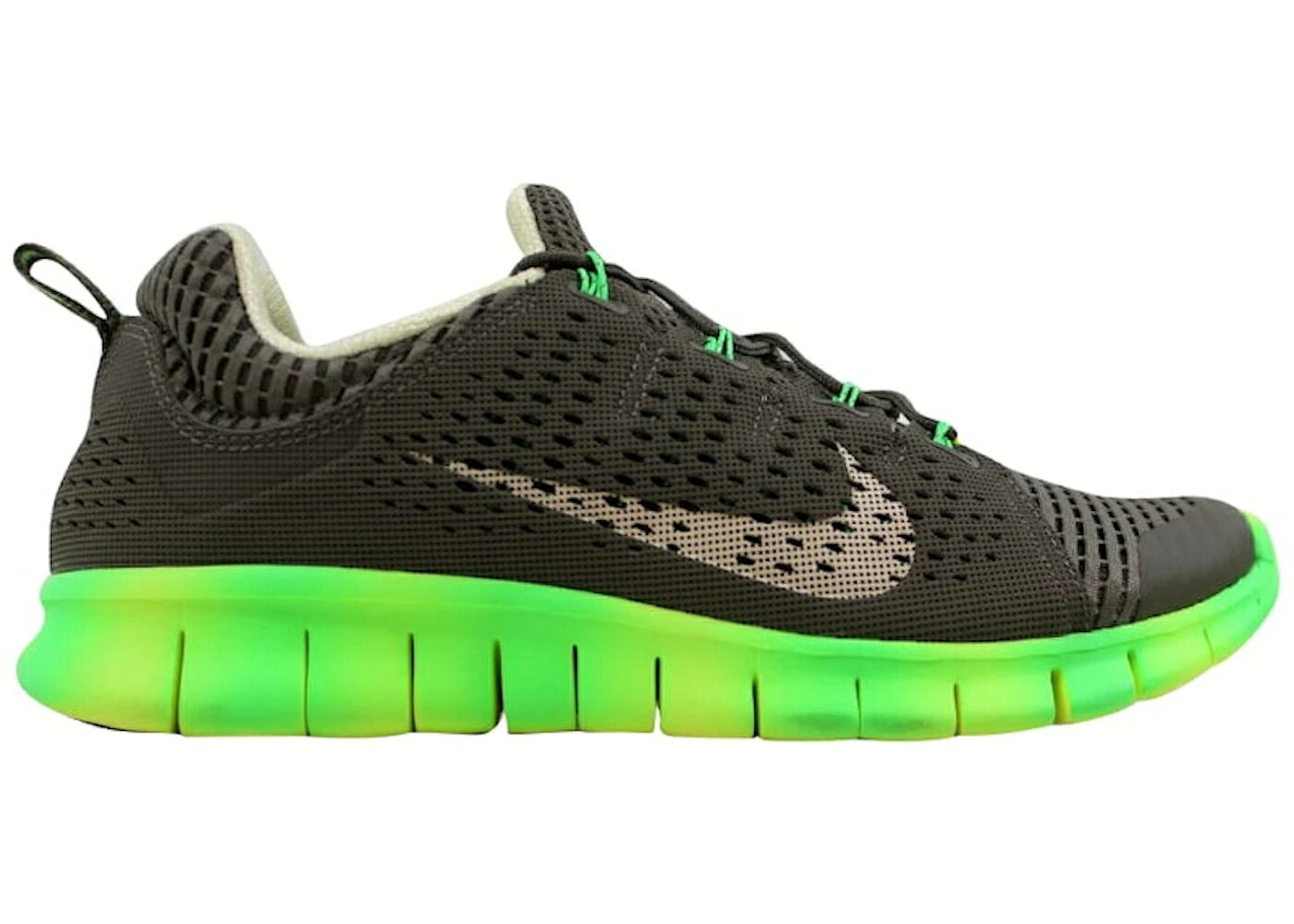 ナイキ 無償性 緑 緑であること スニーカー メンズ NIKE FREE POWERLINES II 2 TARP GREEN/BEACH / TARP GREEN BEACH