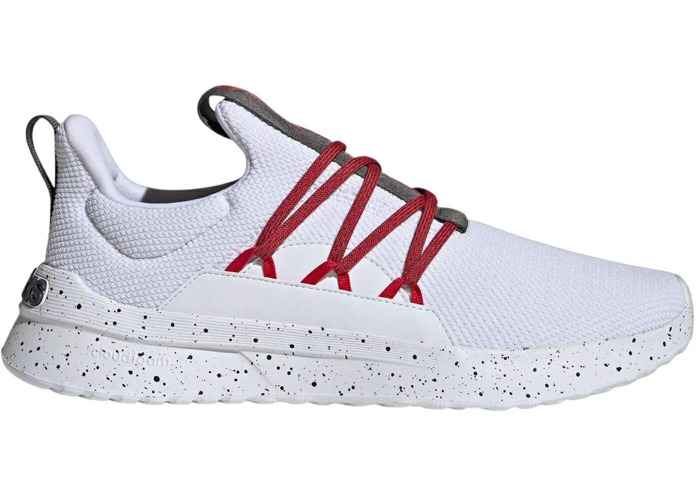 アディダス 点火装置 アダプト 白いこと 白いこと 薄墨色 薄墨色 スニーカー メンズ ADIDAS LITE RACER ADAPT 4 CLOUD WHITE BETTER SCARLET GREY / CLOUD WHITE BETTER SCARLET GREY