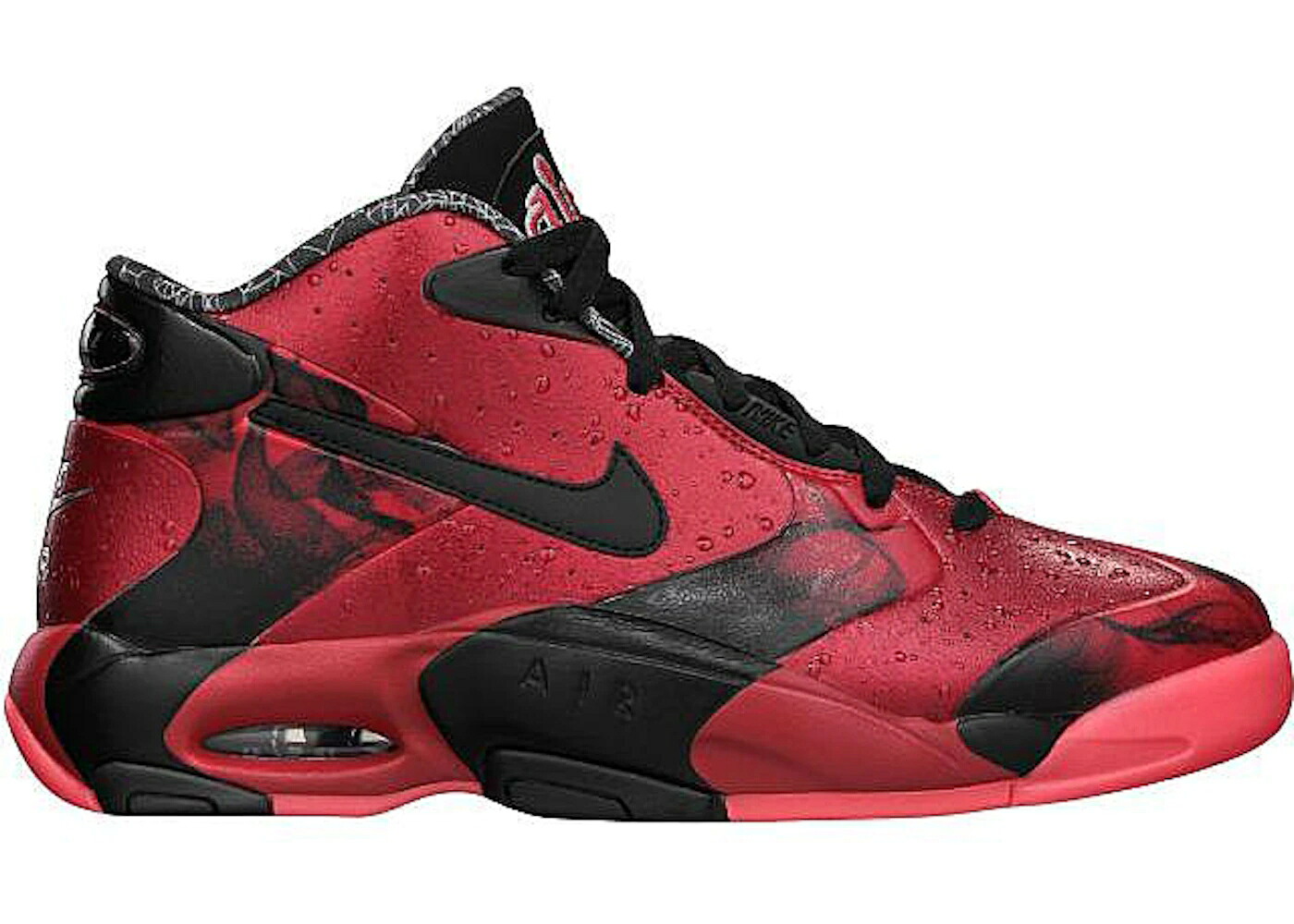 ナイキ シティ 赤 レッド 黒色 ブラック '14 スニーカー メンズ NIKE AIR UP NOLA GUMBO LEAGUE CRESCENT CITY / UNIVERSITY RED BLACK|スニケス