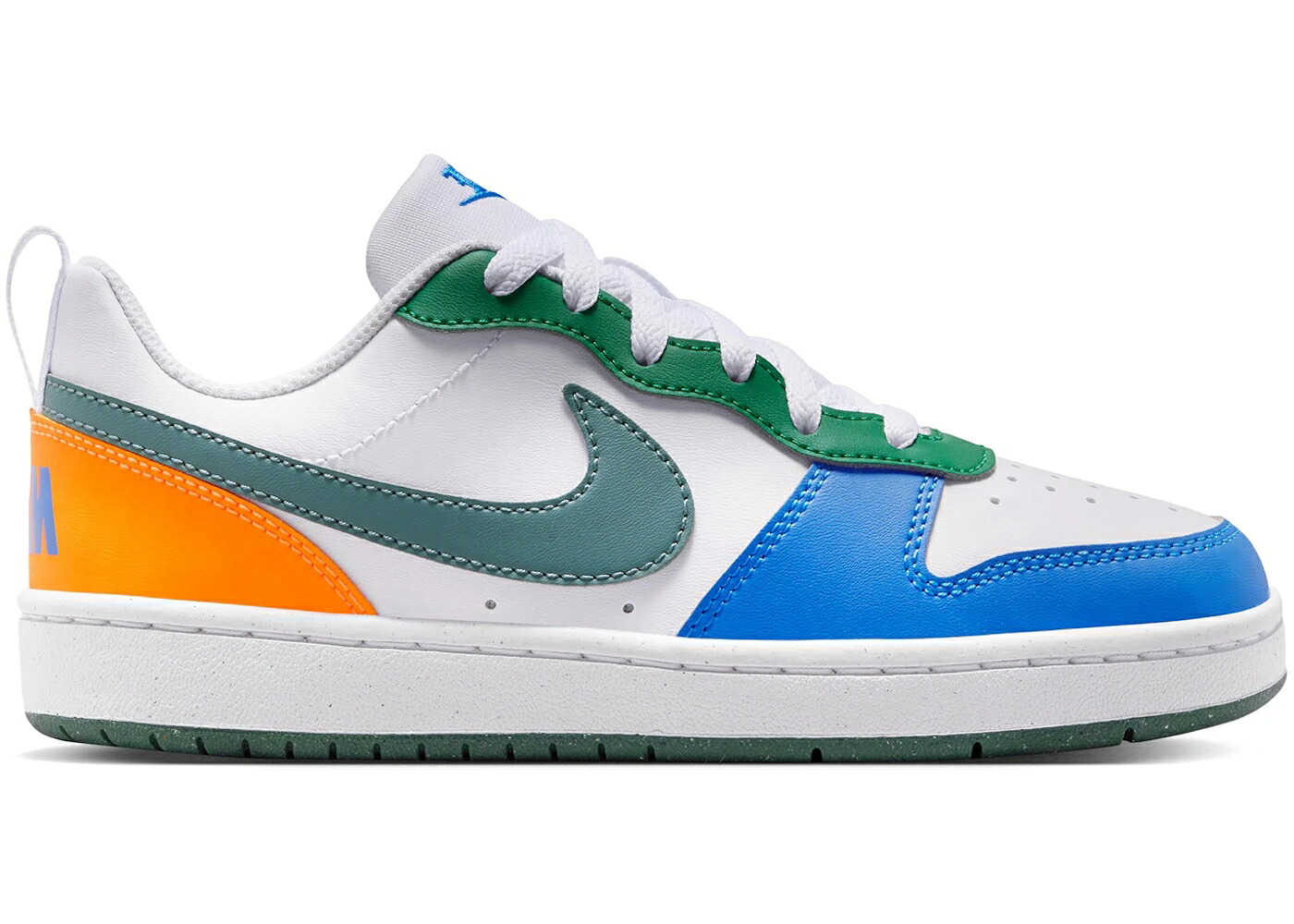 ナイキ 厚地の外套 白いこと 白いこと 青碧 青碧 コートバーロウ お坊っちゃん キッズ NIKE COURT BOROUGH LOW RECRAFT WHITE MALACHITE BLUE CRYSTAL MINERAL SLATE (GS) / WHITE MALACHITE BLUE CRYSTAL もの言う花 マタニティ スニー