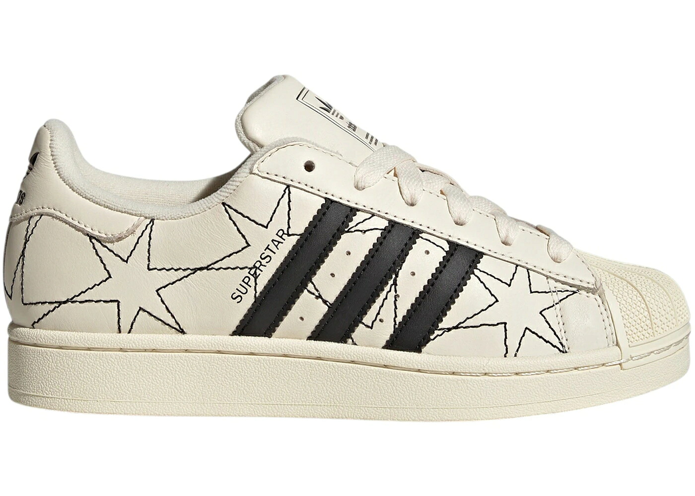 アディダス スーパースター クリーム 白色 ホワイト 黒色 ブラック スターズ コア WOMEN'S スニーカー レディース ADIDAS SUPERSTAR II CREAM WHITE BLACK STARS (WOMEN'S) / CREAM WHITE CORE BLACK CREAM｜スニケス 26,780円