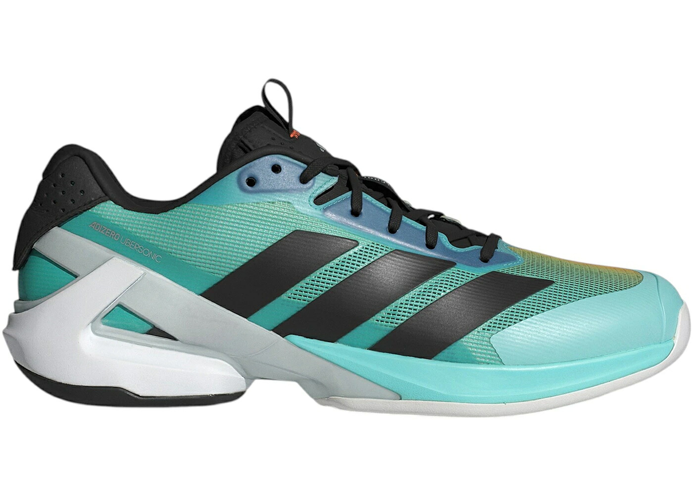 アディダス アディゼロ アクア 黒いこと 黒いこと 橙 オレンジ色 中核グループ スニーカー メンズ ADIDAS ADIZERO UBERSONIC 5 FLASH AQUA BLACK LUCID ORANGE / FLASH AQUA CORE BLACK LUCID