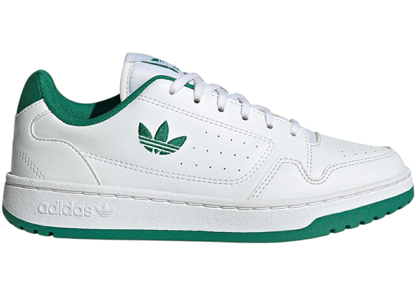 アディダス 白色 ホワイト 緑 グリーン ジュニア キッズ ADIDAS NY 90 WHITE BOLD GREEN (GS) / CLOUD WHITE CLOUD WHITE BOLD ベビー マタニティ スニーカー｜スニケス