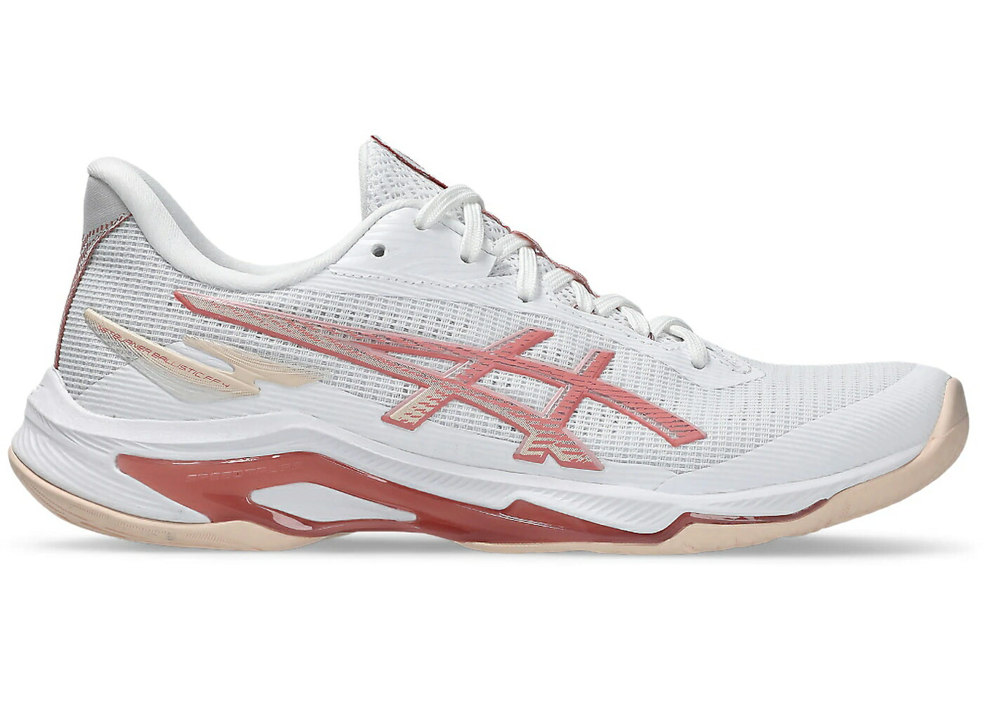 アシックス 白いこと 白いこと さくら色 WOMEN\u0027S スニーカー レディース ASICS NETBURNER BALLISTIC FF 4 WHITE ROSE ROUGE (WOMEN\u0027S) / WHITE ROSE ROUGE