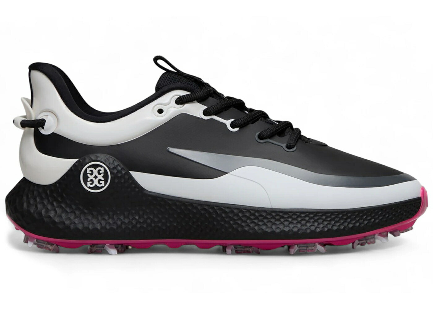 ゴルフ 白色 ホワイト ピンク MG4+ ゴルフスニーカー スニーカー メンズ G/FORE O2 G/LOCK GOLF SHOE ONYX WHITE PINK /｜スニケス