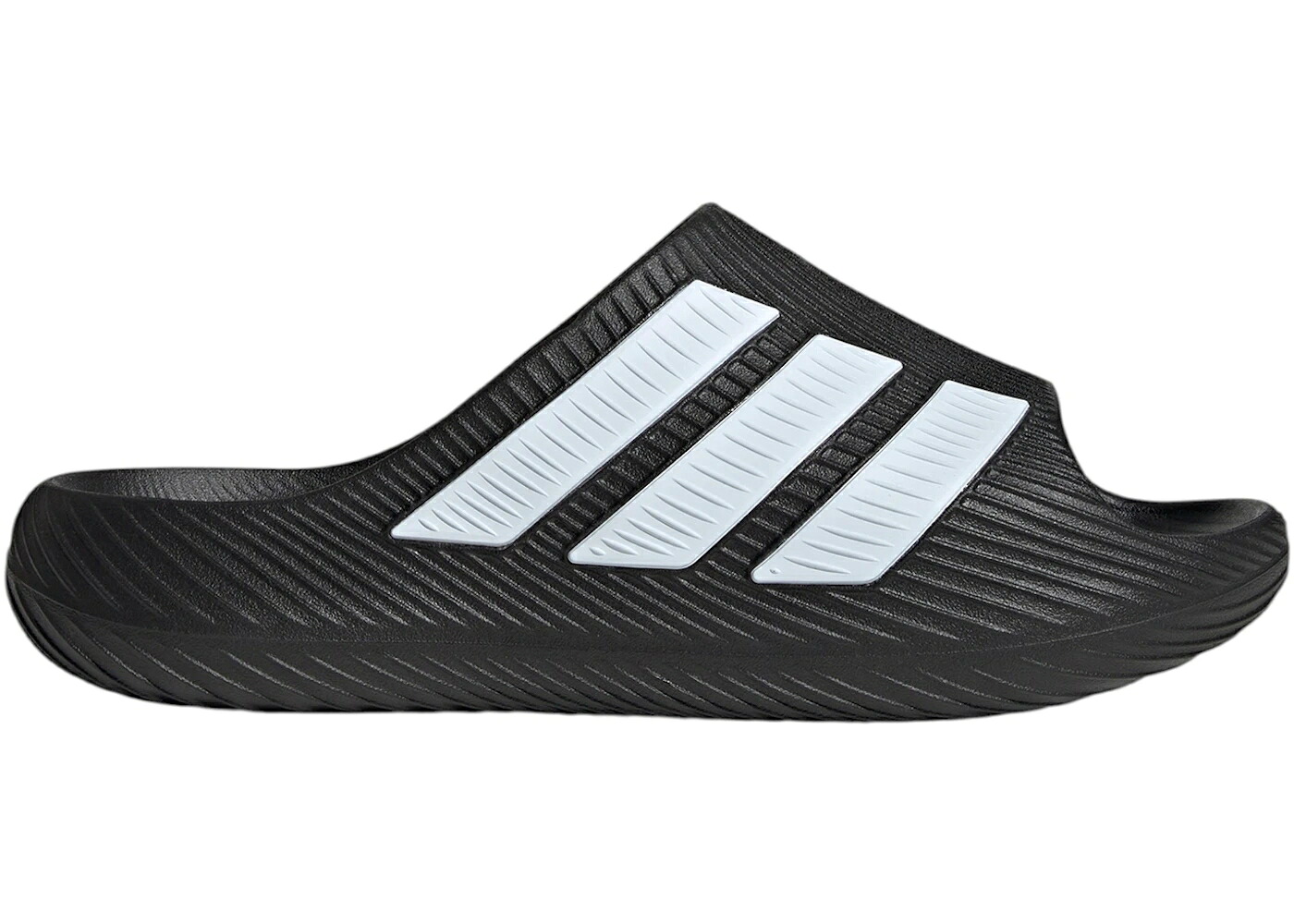 アディダス 黒いこと 黒いこと 白いこと 白いこと 中核グループ スニーカー メンズ ADIDAS PURECHILL SLIDES BLACK CLOUD WHITE / CORE BLACK CLOUD WHITE CORE