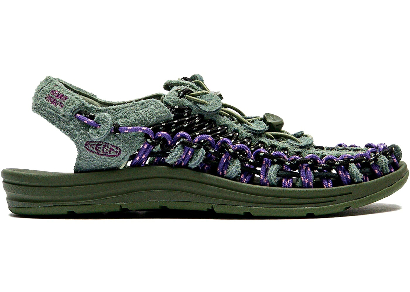 キーン レザー 緑 グリーン スプリング スニーカー メンズ KEEN UNEEK LEATHER HENRIK VIBSKOV GREEN SPRING / GREEN SPRING|スニケス