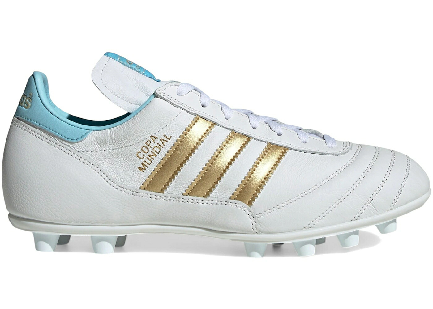 アディダス アルゼンチン 白いこと 白いこと 青碧 青碧 ゴールド スニーカー メンズ ADIDAS COPA MUNDIAL FG FIFA WORLD CUP 2026 ARGENTINA / CLOUD WHITE ICEY BLUE GOLD
