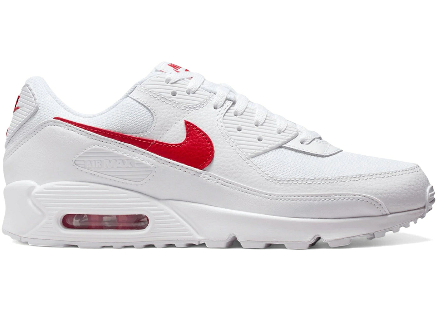 ナイキ マックス 白色 ホワイト 赤 レッド エアマックス スニーカー メンズ NIKE AIR MAX 90 WHITE UNIVERSITY RED (2026) / WHITE WHITE UNIVERSITY RED｜スニケス