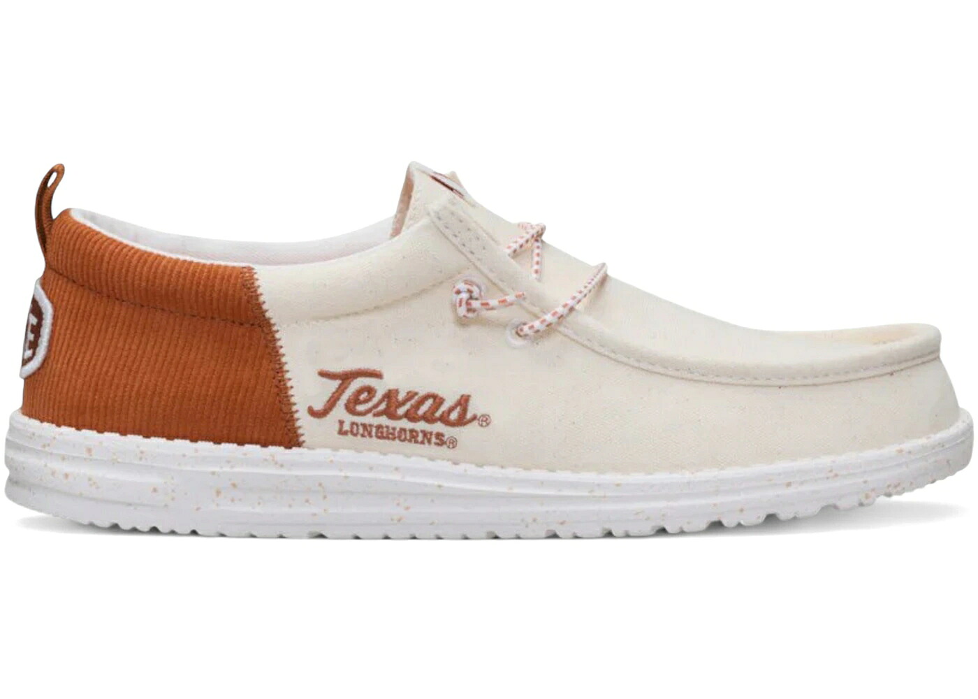 ヘイデュード 一つ星の州 ロングホーンズ ウィート 橙 オレンジ色 スニーカー メンズ HEY DUDE HEY DUDE WALLY FUNK TEXAS LONGHORNS / WHEAT BURNT ORANGE