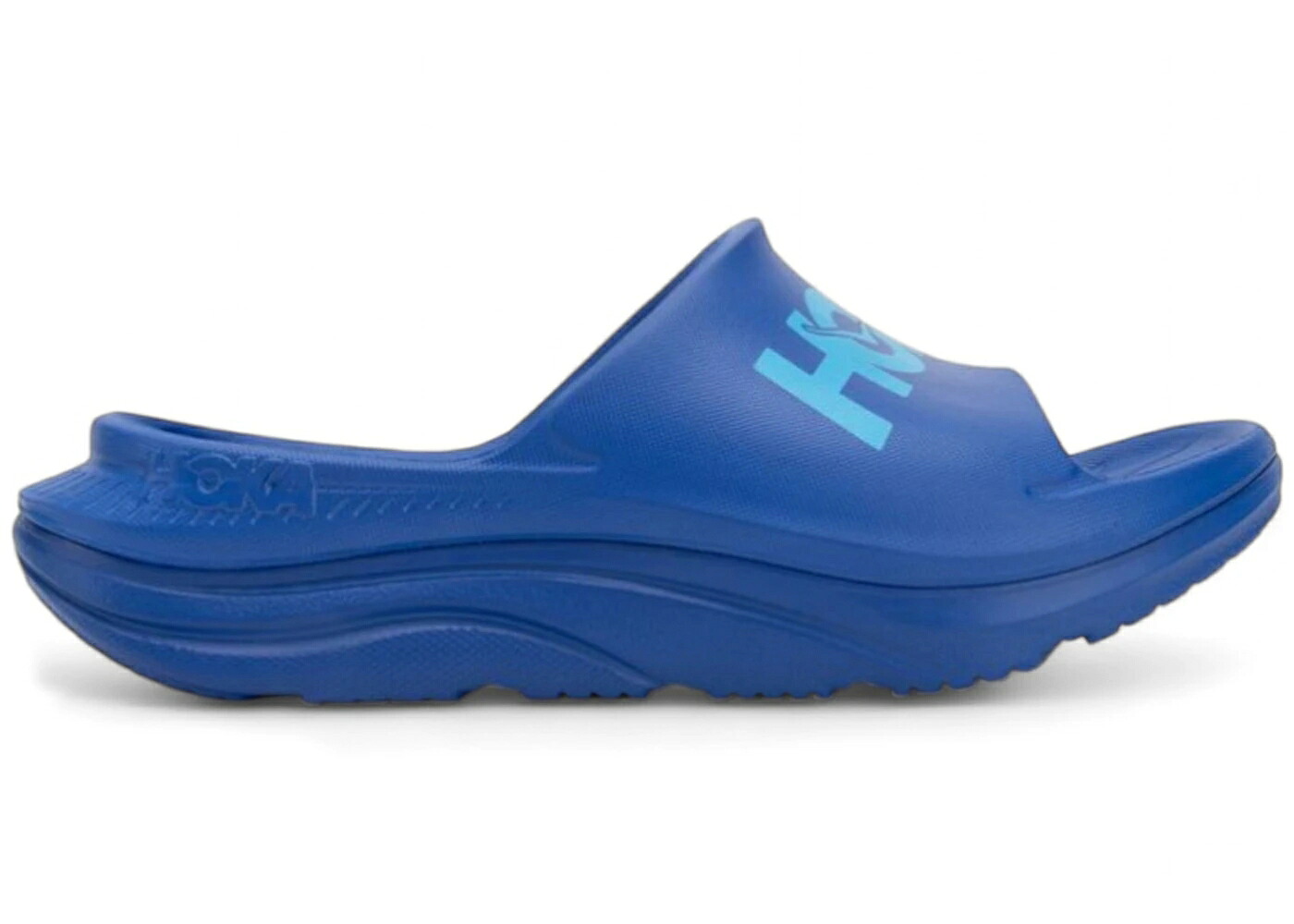 ホカオネオネ サンダル 青み 青色 スニーカー メンズ HOKA ONE ONE HOKA ONE ORA ATHLETIC SLIDE ULTRAMARINE SKYWARD BLUE / ULTRAMARINE SKYWARD BLUE