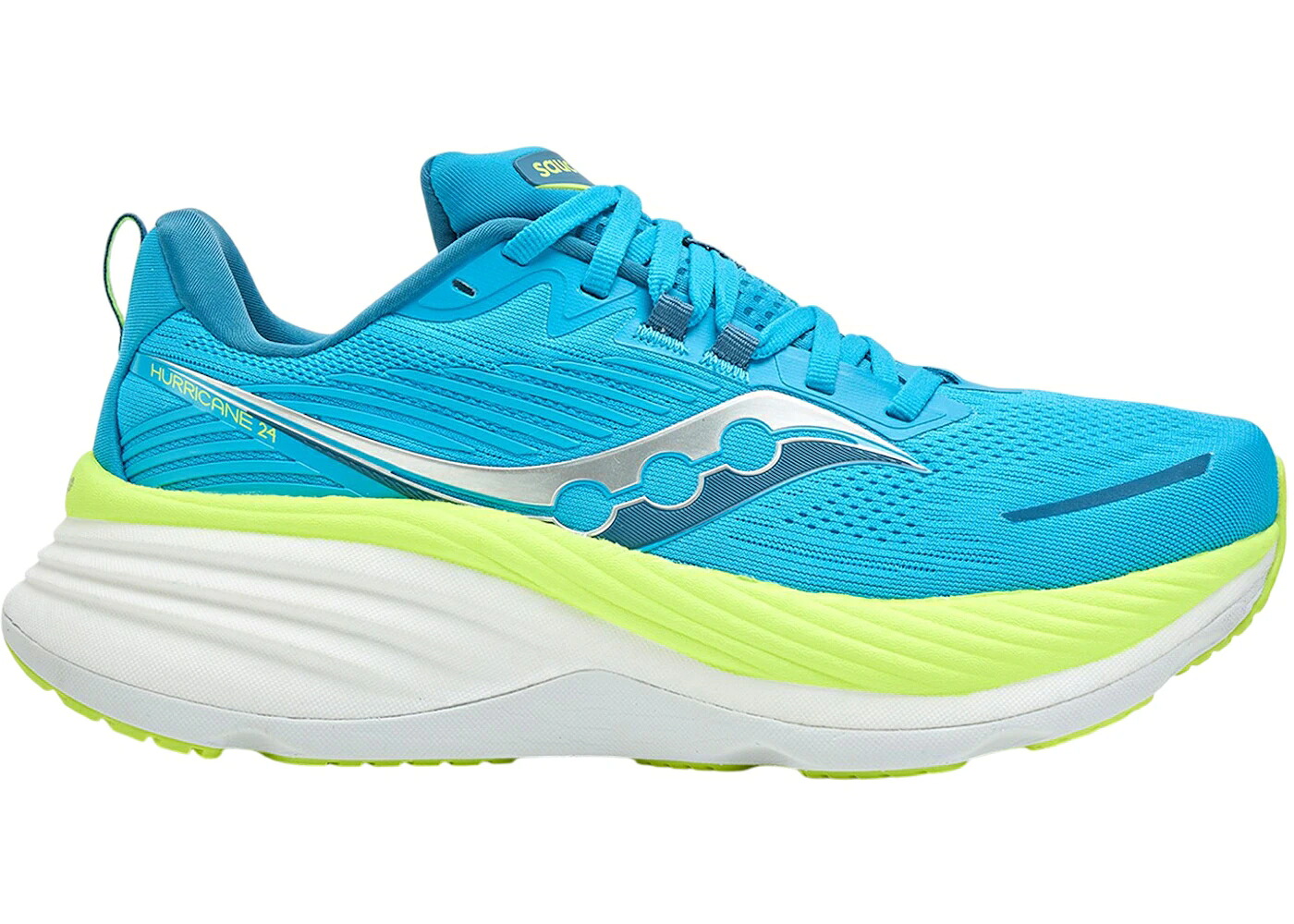 サッカニー ハリケイン スニーカー メンズ SAUCONY HURRICANE 24 VIZIBLUE CITRON / VIZIBLUE CITRON