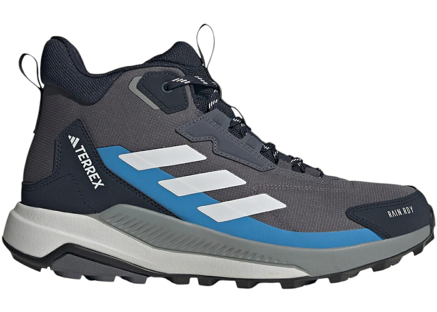 アディダス ミッド 薄墨色 薄墨色 先祖伝承 RAIN.RDY スニーカー メンズ ADIDAS TERREX ANYLANDER MID AURORA ONIX GREY LEGEND INK / AURORA ONIX DASH GREY LEGEND INK