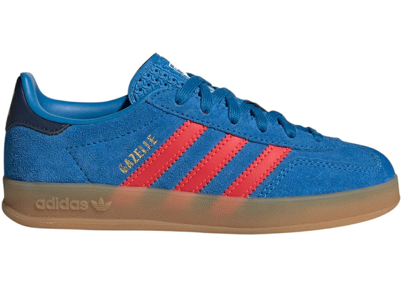アディダス ガゼル 青色 ブルー 赤 レッド ジュニア キッズ ADIDAS GAZELLE INDOOR LUCID RAY BLUE RED (PS) / LUCID RAY BLUE LUCID RED GUM ベビー マタニティ スニーカー|スニケス
