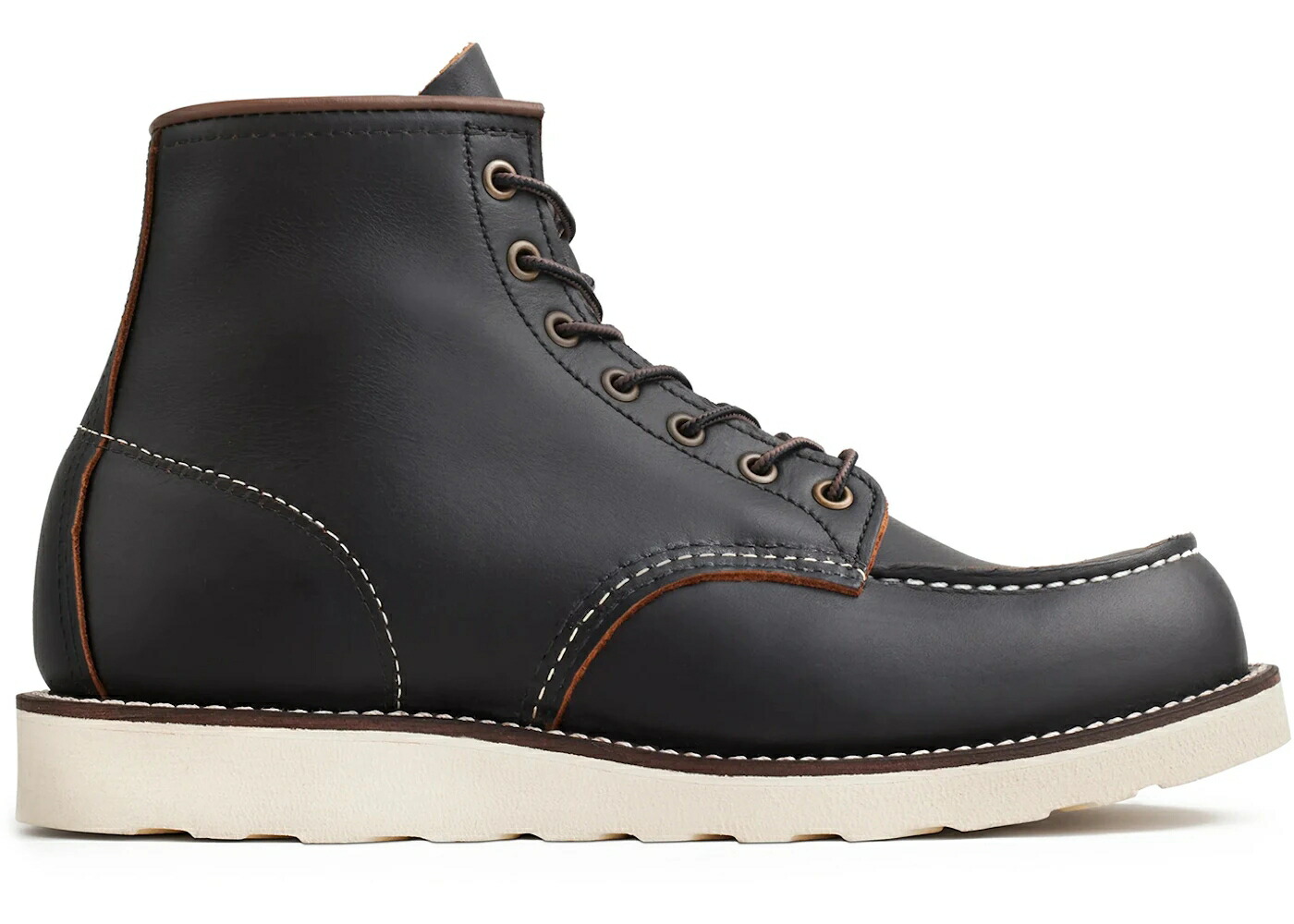 赤 レッド スニーカー 運動靴 クラシック ブーツ 黒色 ブラック レザー #8849 スニーカー メンズ RED WING SHOES RED WING SHOES CLASSIC MOC 6-INCH BOOT HERITAGE BLACK PRAIRIE LEATHER / BLACK PRAIRIE LEATHER|スニケス