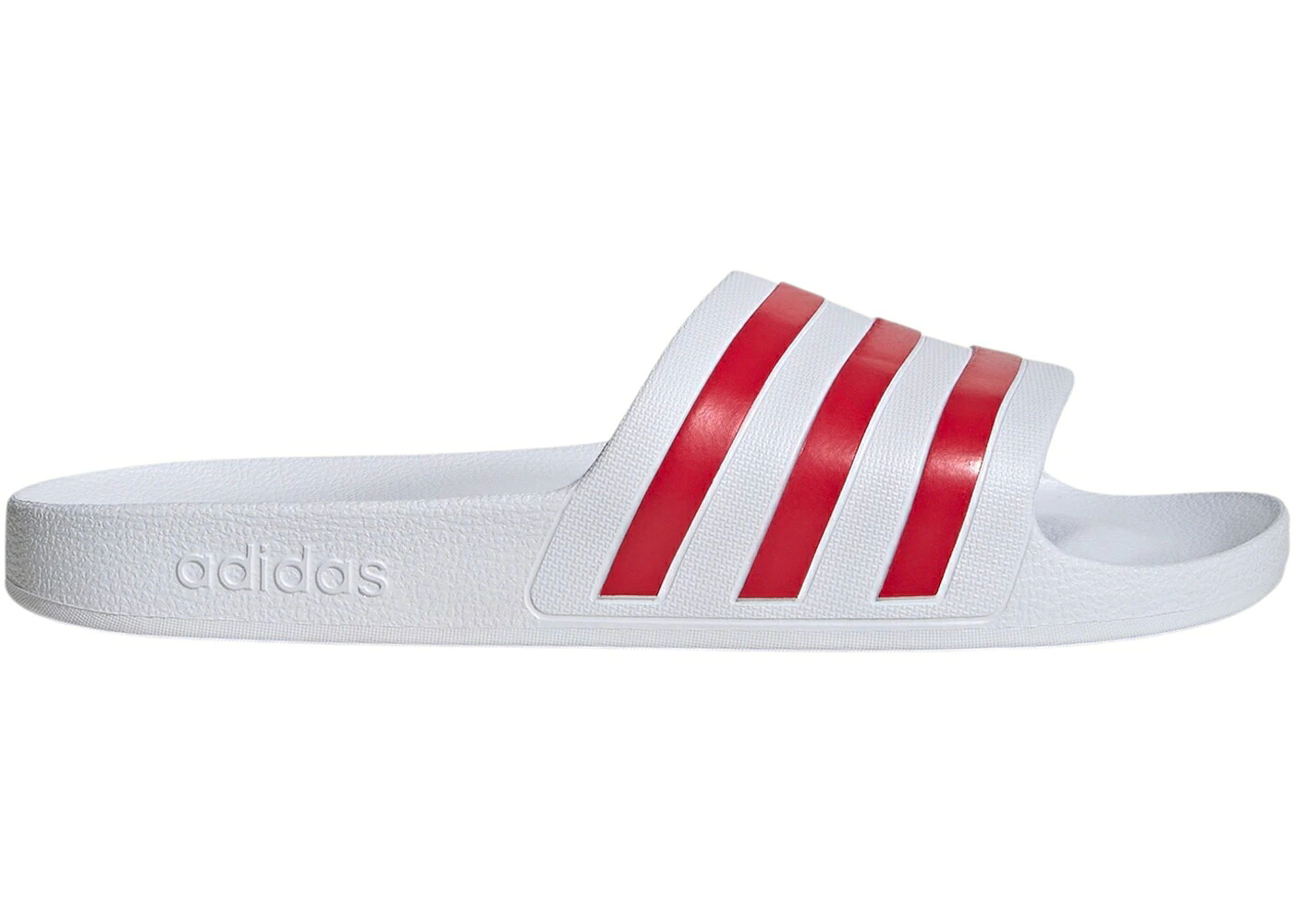 アディダス アディレッタ アクア 白いこと 白いこと 野球クラブ 赤 赤いこと スニーカー メンズ ADIDAS ADILETTE AQUA SLIDES WHITE TEAM COLLEGIATE RED / CLOUD WHITE TEAM COLLEGIATE RED