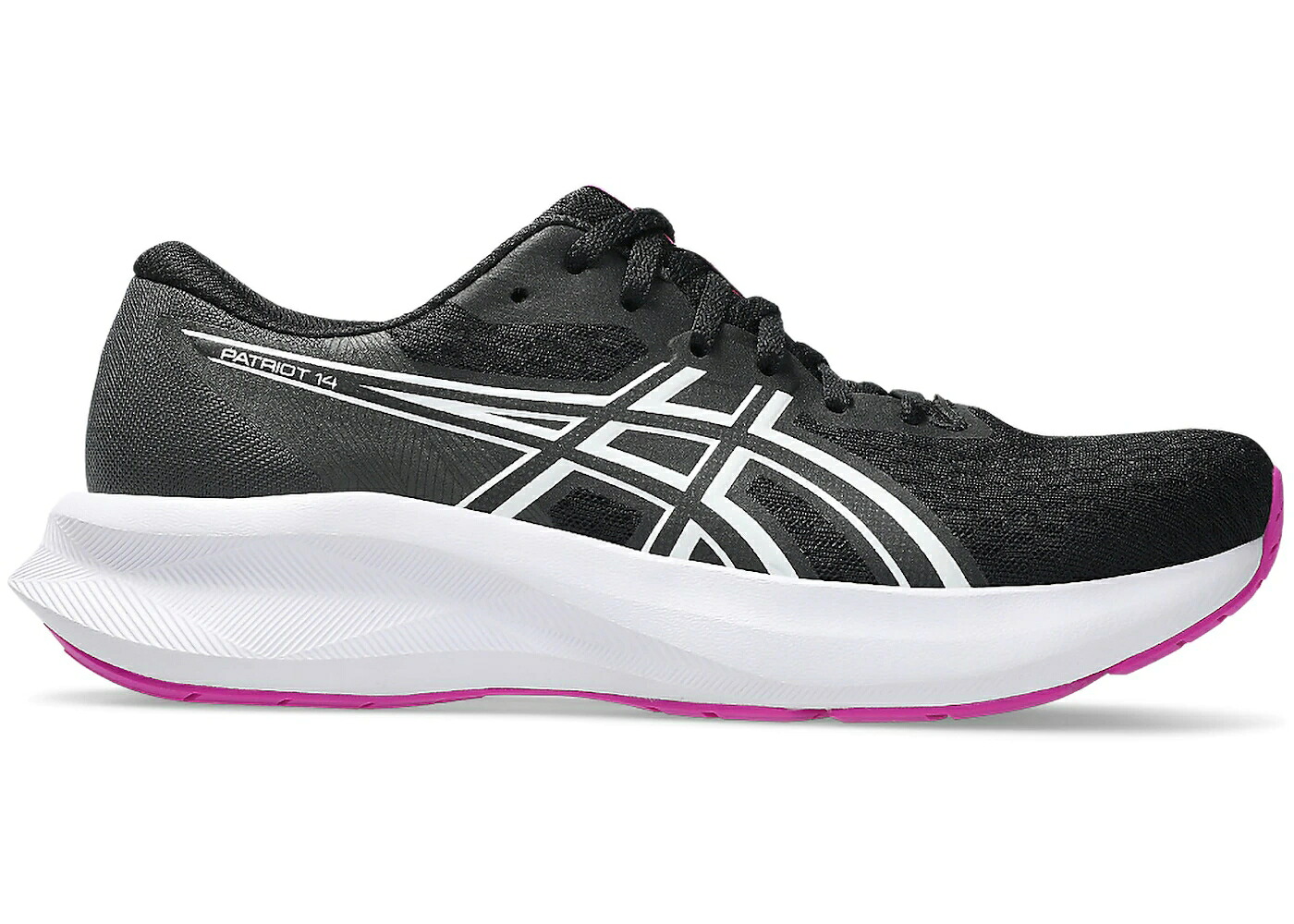 アシックス 黒色 ブラック WOMEN'S スニーカー レディース ASICS PATRIOT 14 BLACK DIGITAL SAKURA (WOMEN'S) / BLACK DIGITAL SAKURA|スニケス