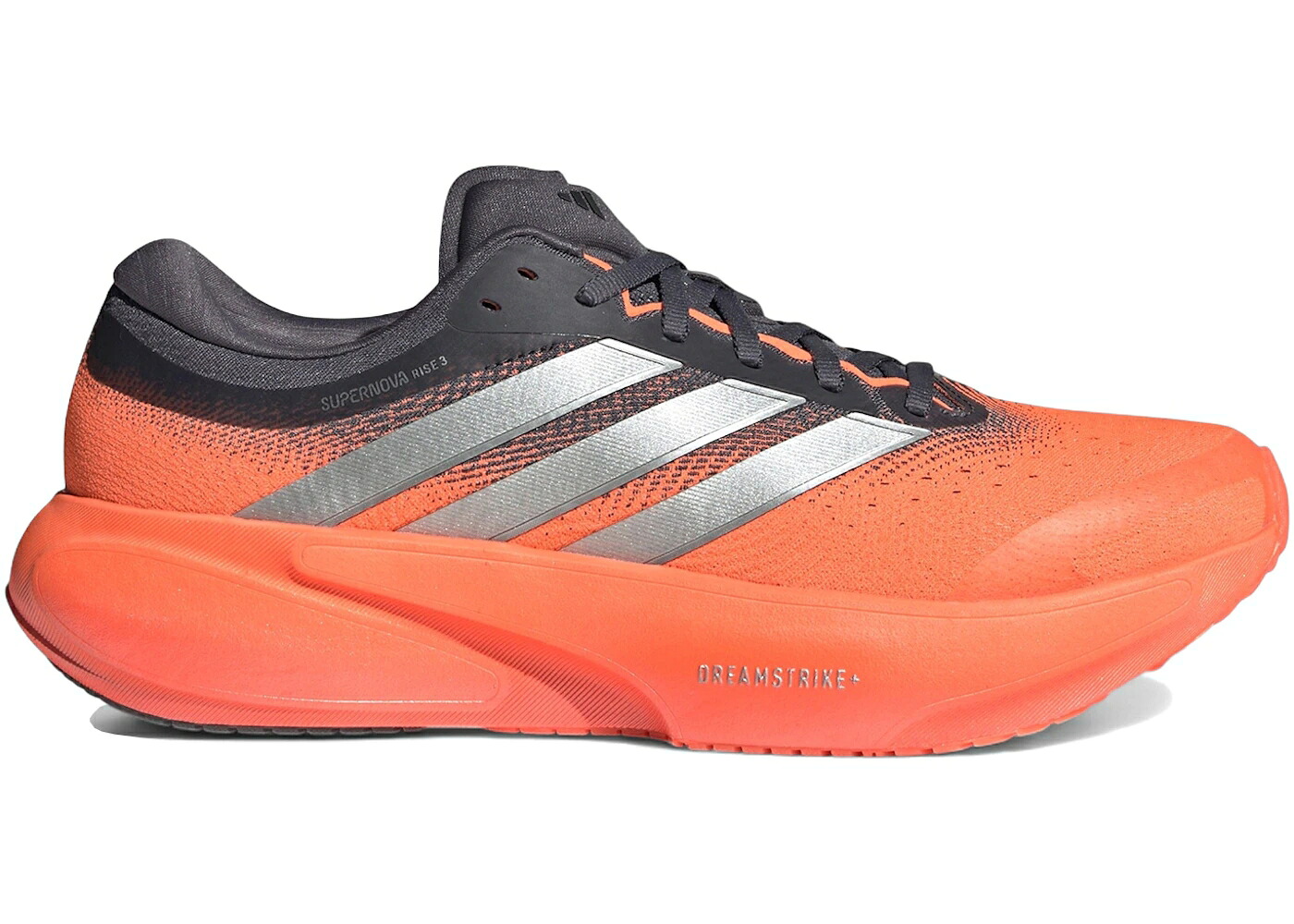 アディダス スーパーノバ ノヴァ ライズ しろがね色 しろがね色 橙 オレンジ色 スニーカー メンズ ADIDAS SUPERNOVA RISE 3 AURORA ONIX SILVER ORANGE / AURORA ONIX SILVER METALLIC