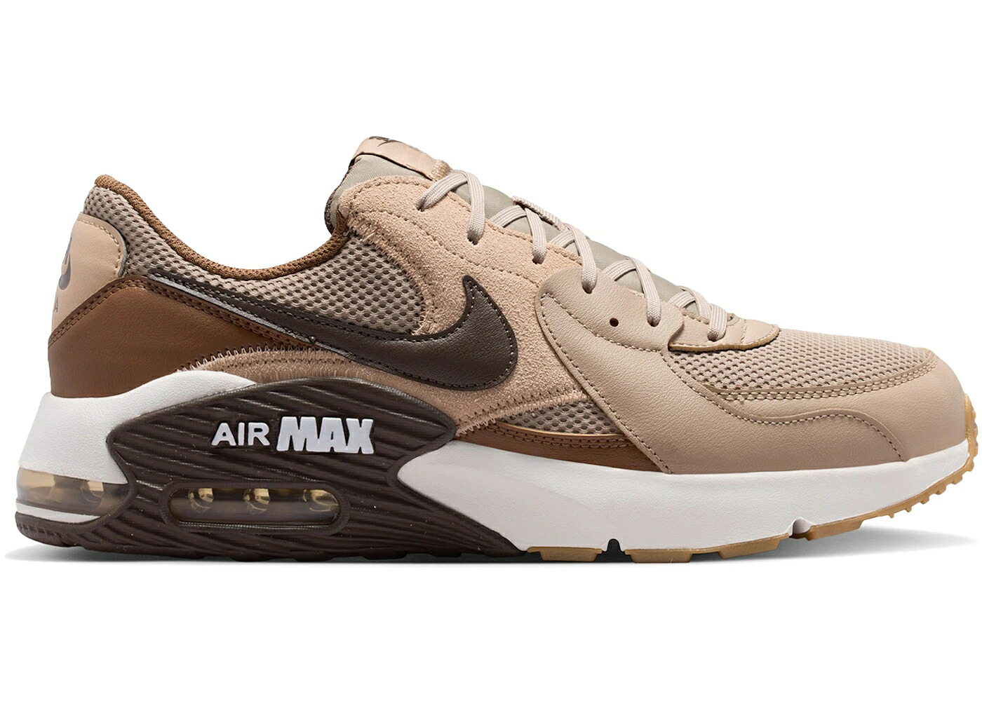 ナイキ マックス カーキ 赤銅色 赤銅色 大気圏マックス スニーカー メンズ NIKE AIR MAX EXCEE KHAKI LINEN BAROQUE BROWN / KHAKI LINEN MOSSWOOD BROWN