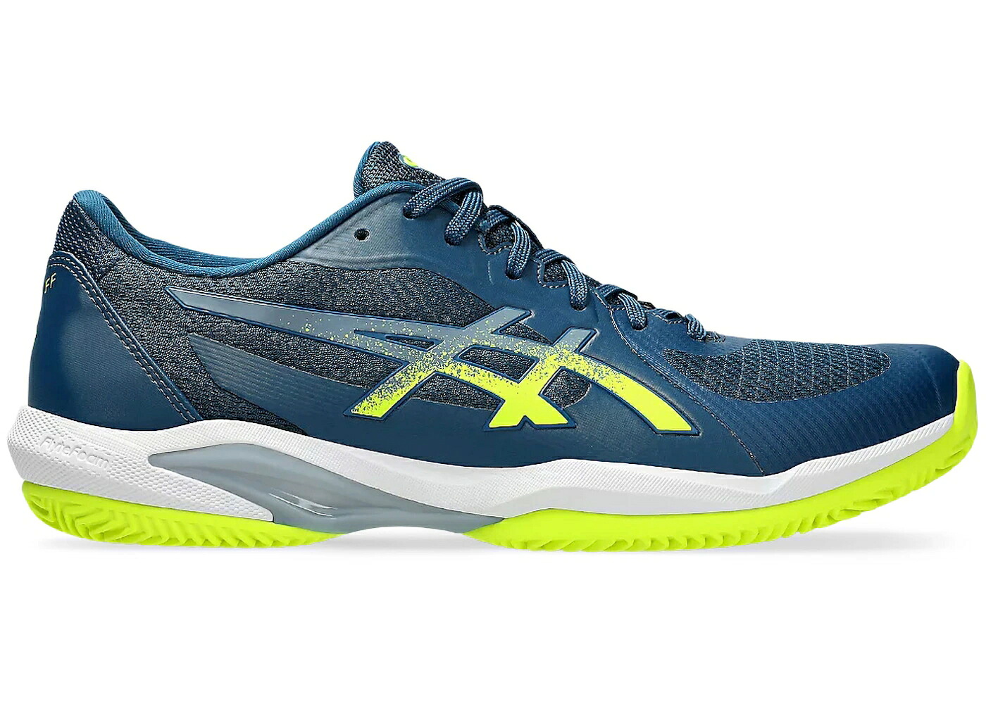 アシックス コート 青色 ブルー 黄色 イエロー スニーカー メンズ ASICS SOLUTION SWIFT FF 2 CLAY COURT MAKO BLUE SAFETY YELLOW / MAKO BLUE SAFETY YELLOW|スニケス