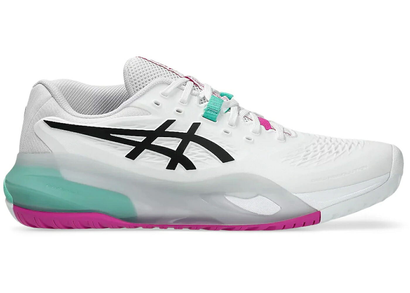 アシックス 白いこと 白いこと 緑 緑であること スニーカー メンズ ASICS GEL-RESOLUTION X WHITE AURORA GREEN / WHITE AURORA GREEN