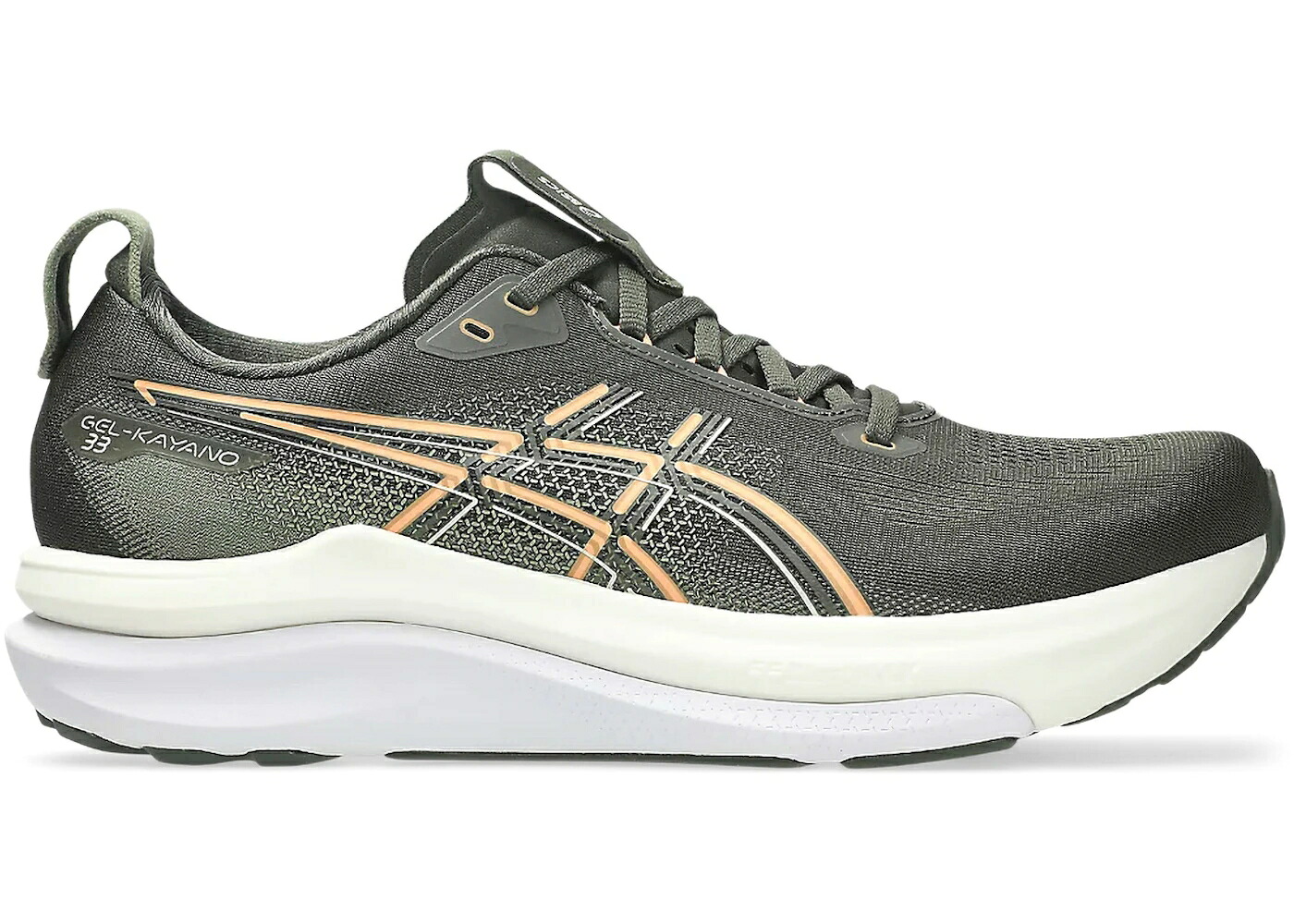 アシックス ビンテージ ヴィンテージ カーキ スニーカー メンズ ASICS GEL-KAYANO 33 VINTAGE KHAKI BRIGHT SUNSTONE / VINTAGE KHAKI BRIGHT SUNSTONE
