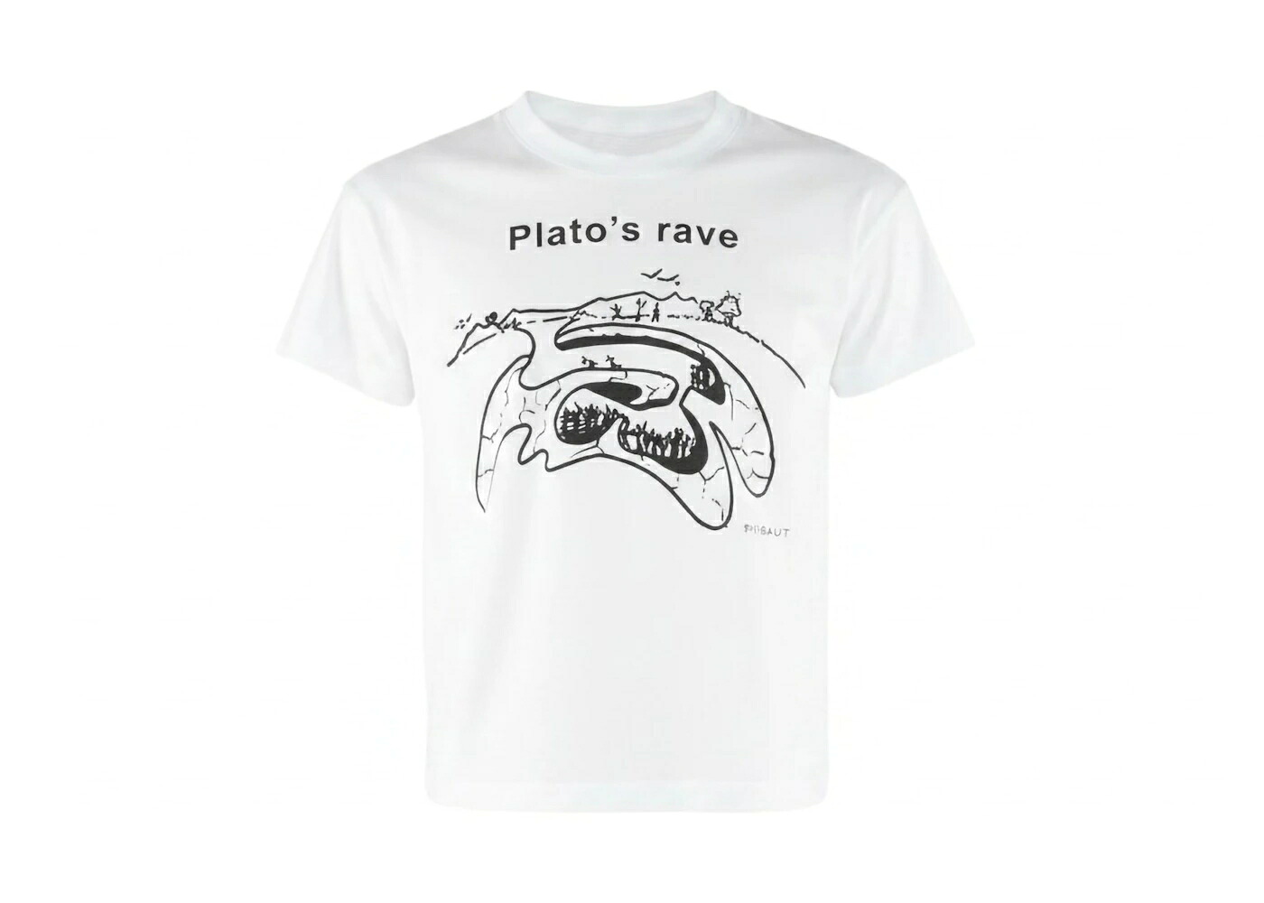ティーシャツ 白いこと 白いこと スニーカー メンズ ROMBAUT PLATOS RAVE BABY TEE WHITE /