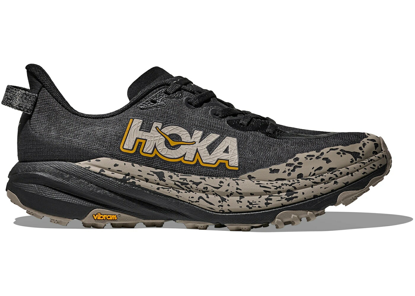 ホカオネオネ 黒いこと 黒いこと 薄墨色 シメント スニーカー メンズ HOKA ONE ONE HOKA ONE SPEEDGOAT 6 BLACK CEMENT / BLACK CEMENT