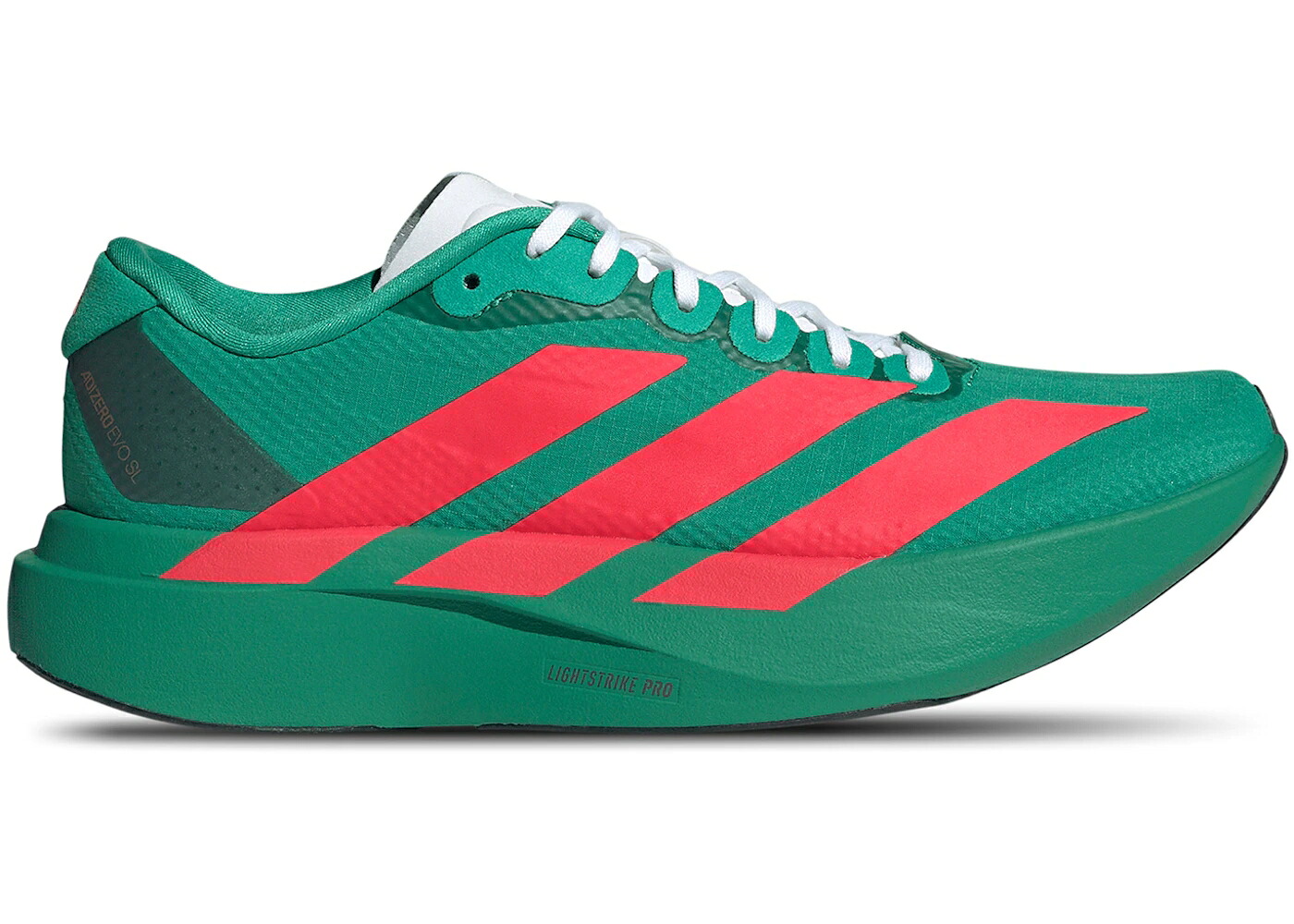 アディダス アディゼロ 厚地の外套 緑 緑であること 赤 赤いこと WOMEN\u0027S スニーカー レディース ADIDAS ADIZERO EVO SL COURT GREEN LUCID RED (WOMEN\u0027S) / COURT GREEN LUCID RED CLOUD