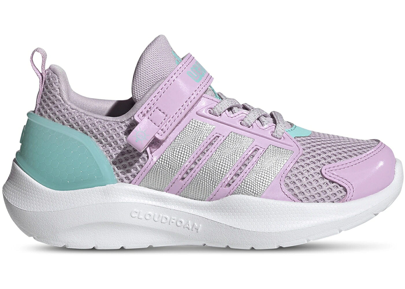 アディダス アクア しろがね色 しろがね色 お坊っちゃん キッズ ADIDAS LIGHTORAMA RUNNER ICE LAVENDER FLASH AQUA (なおなお書き) / ICE LAVENDER SILVER METALLIC もの言う花 マタニティ スニーカー