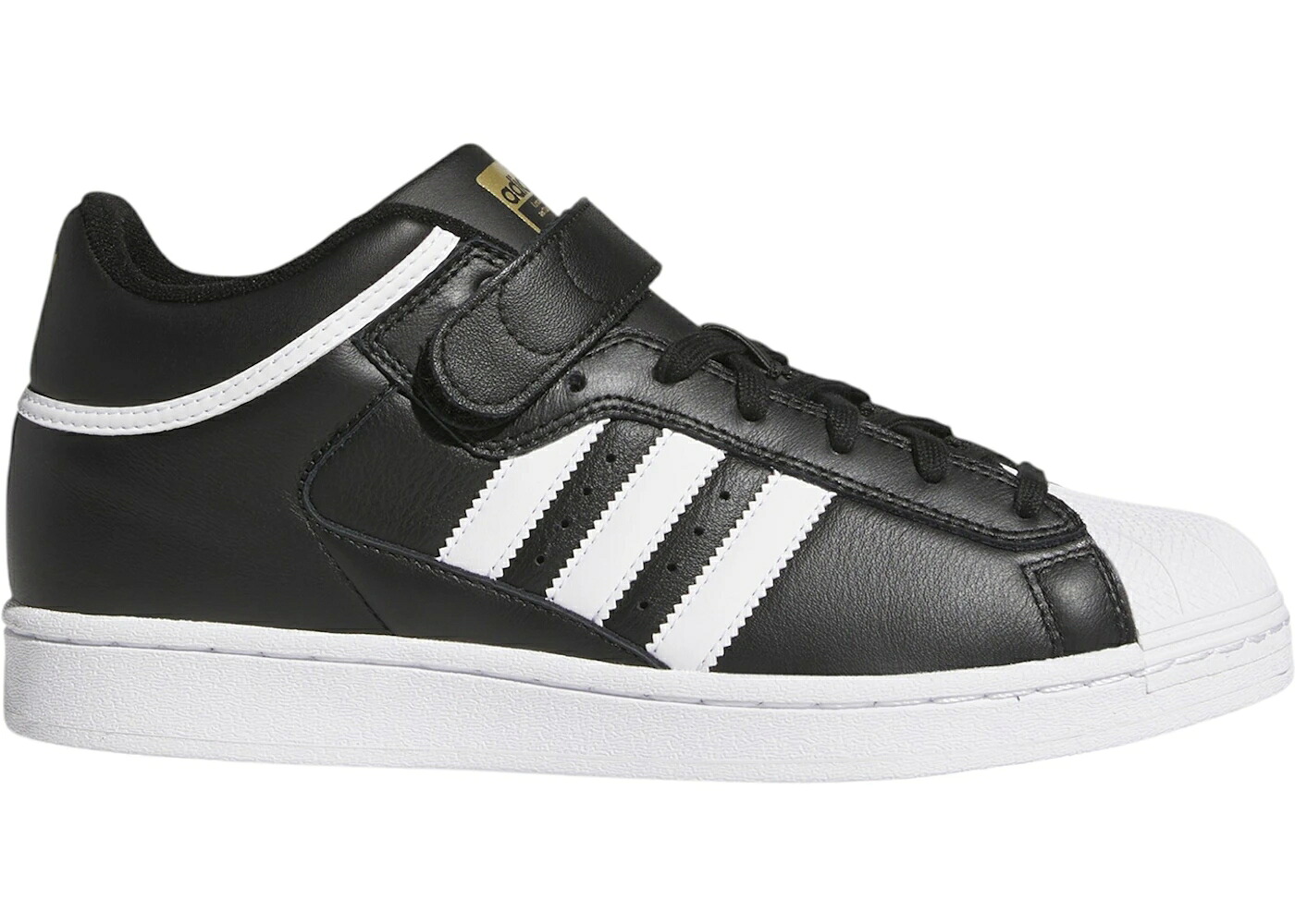 アディダス プロ シェル 黒色 ブラック 白色 ホワイト コア ゴールド スニーカー メンズ ADIDAS PRO SHELL ADV BLACK WHITE / CORE BLACK CLOUD WHITE GOLD｜スニケス