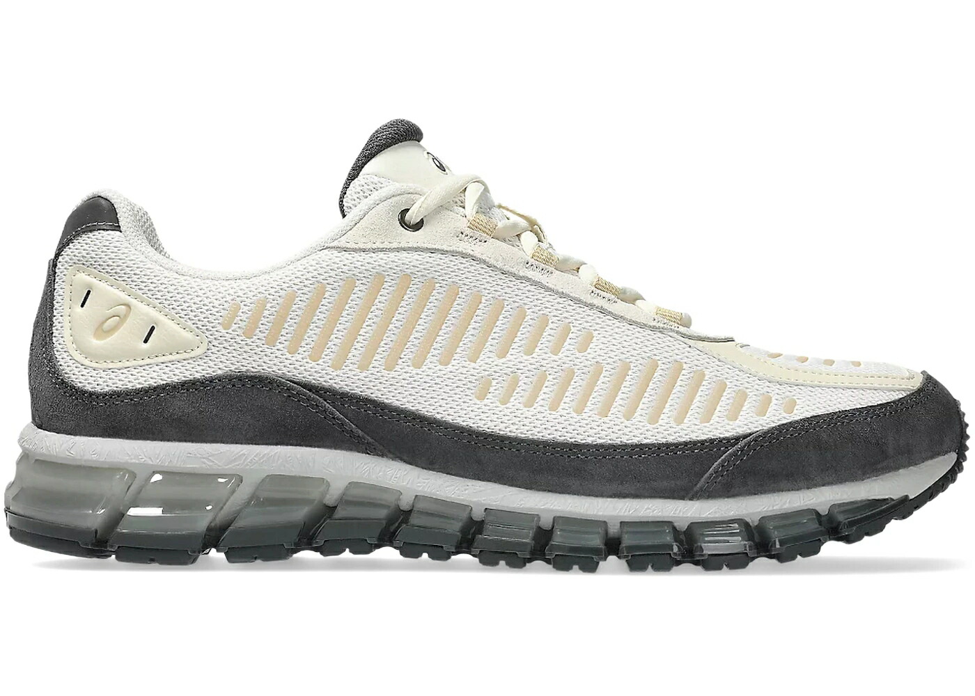 アシックス アンプリファイアー 皮膚軟化剤 薄墨色 薄墨色 スニーカー メンズ ASICS GEL-QUANTUM 360 I AMP CREAM OBSIDIAN GREY / CREAM OBSIDIAN GREY