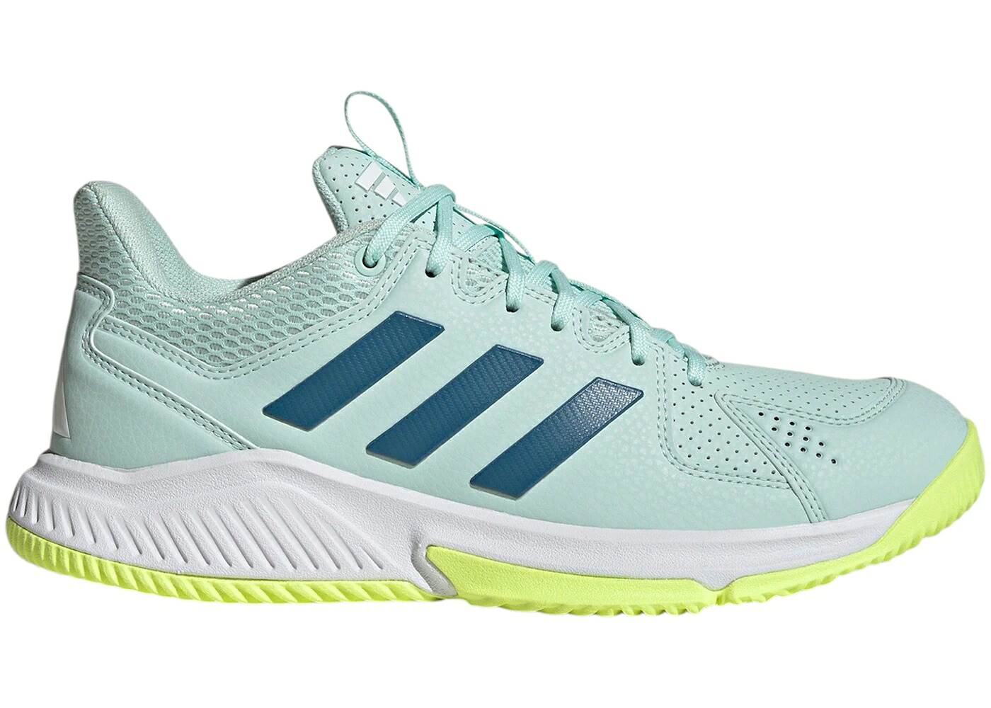 アディダス 厚地の外套 航空 黄味がかった 黄色 WOMEN\u0027S スニーカー レディース ADIDAS COURT FLIGHT HALO MINT DUSKY INK YELLOW (WOMEN\u0027S) / HALO MINT DUSKY INK HI RES