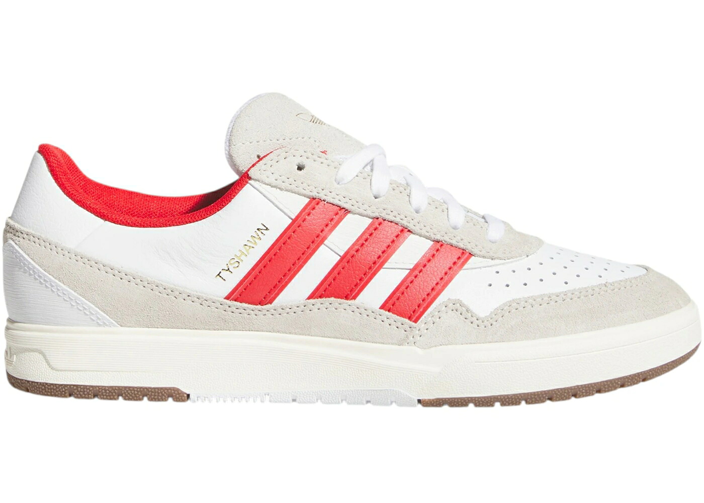アディダス 白いこと 白いこと スニーカー メンズ ADIDAS TYSHAWN II WHITE BETTER SCARLET / CLOUD WHITE BETTER SCARLET CHALK