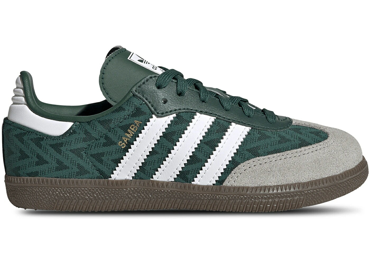 アディダス サンバ 緑 グリーン 白色 ホワイト ジュニア キッズ ADIDAS SAMBA OG COLLEGIATE GREEN WHITE GUM (PS) / COLLEGIATE GREEN CLOUD WHITE GUM ベビー マタニティ スニーカー|スニケス