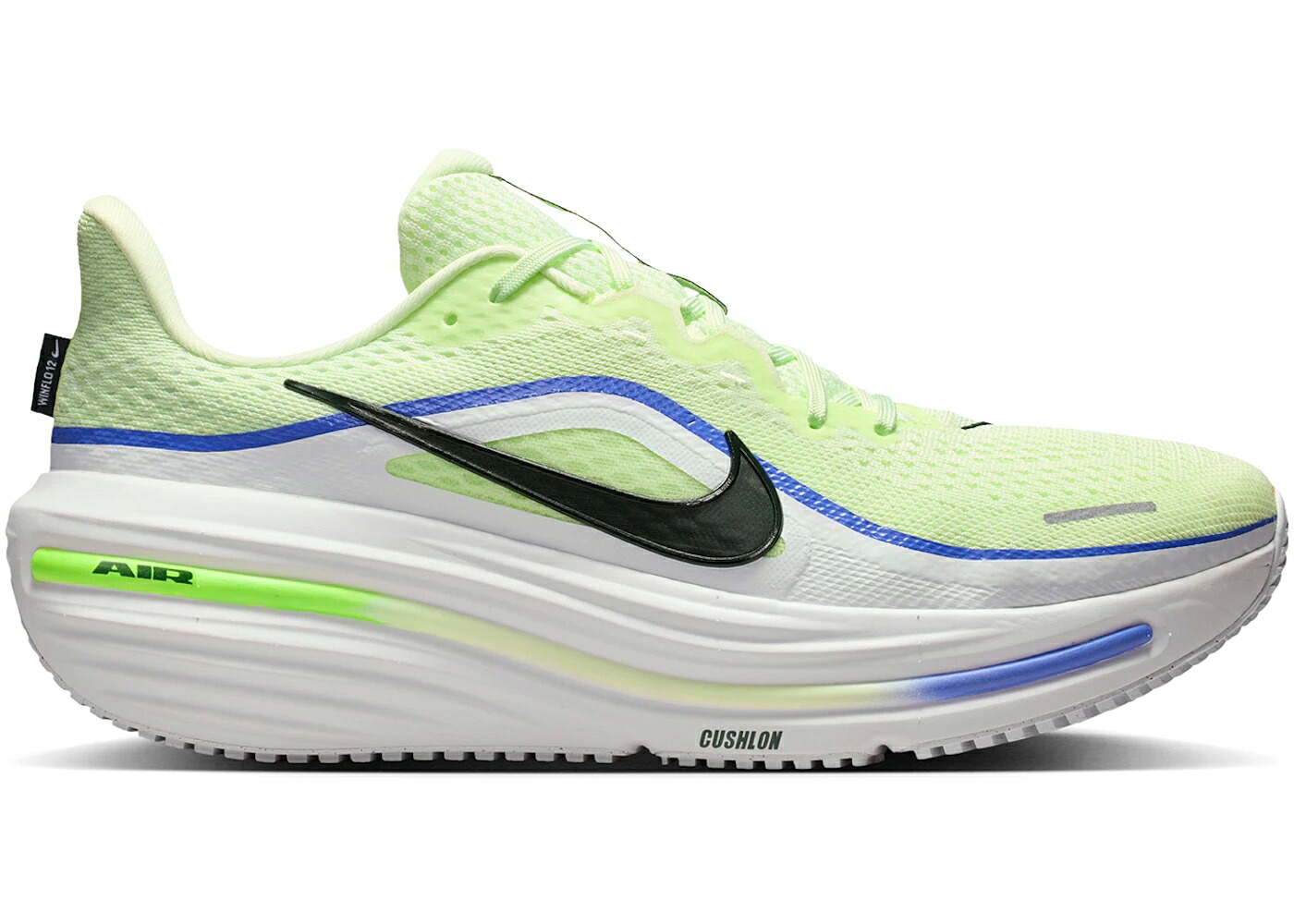 ナイキ 白いこと 白いこと 黒いこと 黒いこと スニーカー メンズ NIKE AIR WINFLO 12 VOLT TINT WHITE SAPPHIRE / VOLT TINT WHITE SAPPHIRE BLACK